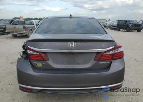 2017 Honda Accord Hybrid Ex-L из США, поврежденный, VIN JHMCR6F5XHC012979